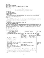 Giáo án tuần 8. Năm học 2019 - 2020