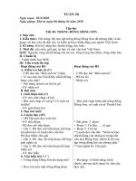 Giáo án tuần 20 lớp 4A - Năm học 2019 -2020