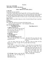 Giáo án -Tuần 8 (năm học 2020-2021)