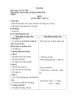 giáo án tuần 8 buổi 2 ( lớp 1c)