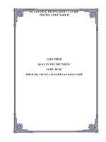 Giáo trình Quản lý và tồn trữ thuốc - Nghề: Dược (Trình độ Trung cấp nghề/Cao đẳng nghề)