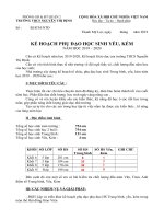 kế hoạch chuyên môn năm học 2020  2021  thcs nguyễn thị định