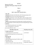 GIAO AN TUAN 3 ( Lớp 1c; NH: 2019-2020)