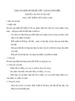 Giáo án môn Mĩ thuật lớp 1 sách Cánh Diều - Bài 4: Nét thẳng, nét cong