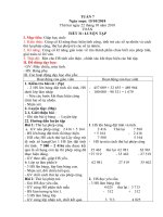 GIÁO ÁN LỚP 4 TUẦN 7