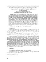 Về công việc lập kế hoạch dạy học ngữ văn lớp 6 theo chương trình giáo dục phổ thông 2018
