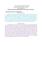 Hướng dẫn học tập lớp 3 môn Tập làm văn, Bài: Kể lại một buổi biểu diễn nghệ thuật (VBT Tiếng Việt trang 25 )