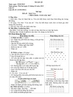 giáo án TD lớp 2 4 5 - GDTC lớp 1 - Thủ công lớp 3 tuần 23 (2020 - 2021)