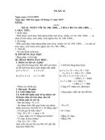 Giáo án tuần 11 lớp 4A - Buổi 1 - Năm học 2019 -2020