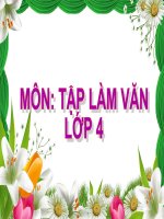 TLV 4 - TUẦN 23 - ĐOẠN VĂN TRONG BÀI VĂN MIÊU TẢ CÂY CỐI