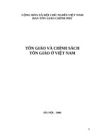 SÁCH TÔN GIÁO VÀ CHÍNH SÁCH TÔN GIÁO VIỆT NAM, 2006