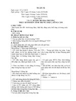 Giáo Án Lớp 4 Tuần 32