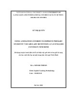 luận văn thạc sĩ sử dụng truyện tranh điện tử để cải thiện việc ghi nhớ và lưu giữ từ vựng cho học sinh tiểu học tại một trung tâm anh ngữ ninh bình​ 