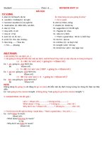 Kho Bài Khối 6 Anh Văn