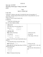 Giáo án tuần 15 - Lớp 1A