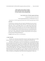 Tổng hợp nano cobalt oxide bằng phương pháp thủy nhiệt và ứng dụng làm cảm biến khí