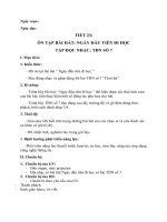 tiết 23 Ôn bài hát Ngày đầu tiên đi học, TĐN số 7