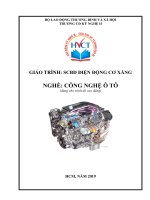 Giáo trình Sửa chữa bảo dưỡng điện động cơ xăng - Nghề: Công nghệ ô tô (Dùng cho trình độ cao đẳng): Phần 1