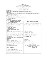 Giáo án tuần 17 lớp 4