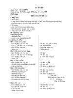 Giáo án tuần 10 lớp 2 buổi 2