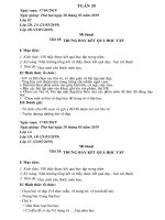 giáo án mĩ thuật lớp 1 2 3 4 5 - Tuần 35