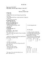 Giáo án tuần 10 - Lớp 2