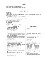 GIÁO ÁN TUẦN 2 EM GỬI LẠI