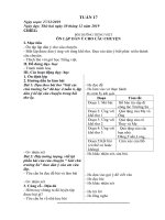Giáo án tuần 17 lớp 4A - Buổi 2 - Năm học 2019 -2020