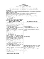 Giáo án tuần 4 lớp 4