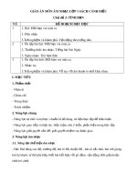 Giáo án môn Âm nhạc lớp 1 sách Cánh Diều - Chủ đề 3: Tình bạn