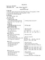 Giáo án tuần 32 lớp 2