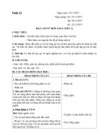 Giáo án tin học lớp 4 tuần 12