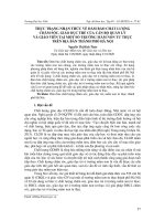 Thực trạng nhận thức về đảm bảo chất lượng chăm sóc, giáo dục trẻ của cán bộ quản lý và giáo viên tại một số trường mầm non tư thục trên địa bàn thành phố Hà Nội