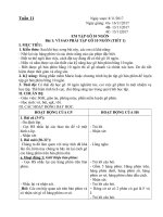 Giáo án tin học lớp 4 tuần 11