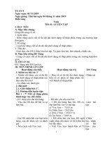 Giáo án tuần 9. Năm học 2019 - 2020