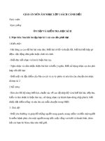 Giáo án môn Âm nhạc lớp 1 sách Cánh Diều - Ôn tập và kiểm tra học kì 2