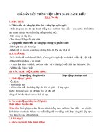 Giáo án môn Tiếng Việt lớp 1 sách Cánh Diều - Bài 9: Ôn tập