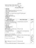 Giáo án Lớp 2 Tuần 26