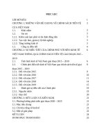 Tình hình thực hiện chính sách tiền tệ của việt nam từ năm 2015 – 2019