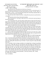 Tải Đề thi thử THPT Quốc gia năm 2017 môn Ngữ văn trường THPT Thanh Miện, Hải Dương (Lần 1) - Đề thi thử đại học môn Văn năm 2017 có đáp án