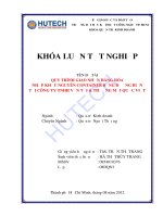 Quy trình giao nhận hàng hóa nhập khẩu nguyên container bằng đường biển của công ty TNHH vận tải thương mại quốc việt 