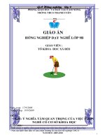 GIAO AN GIAO DUC HUONG NGHIEP LOP 9