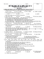 De thi hoc ky II Ly 6