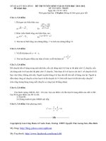 De thi dap an vao 10 Hoa Binh 20112012