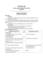 Tuan 10 Giong que huong