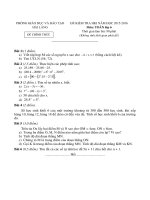 DE THI HK1 TOAN 620152016