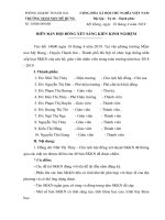 Bien ban hop hoi dong xet SKKN nam hoc 20182019