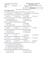 De thi Su 7 HKI nam hoc 20122013