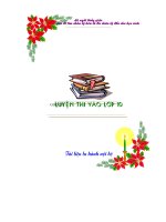 Giao an on luyen lop 9 len lop 10