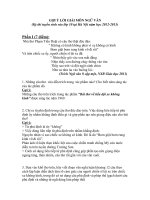 De va goi y giai mon Van tuyen sinh 10 Ha Noi